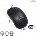 Mouse USB LEY-1514 Lehmox - Preto Cinza